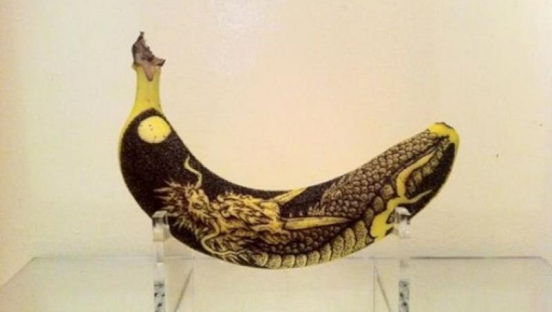 GALERIE FOTO! O formă de artă... delicioasă: Bananele TATUATE!