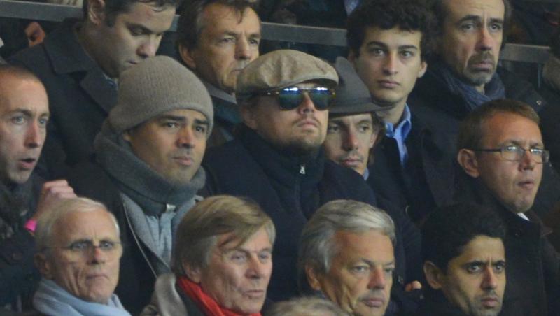 Leonardo Di Caprio, atent la una dintre fazele fierbinti ale meciului!
