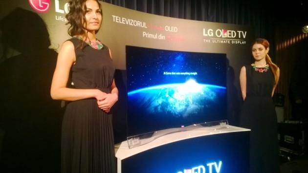 LG lansează televizorul OLED curbat și &icirc;n Rom&acirc;nia