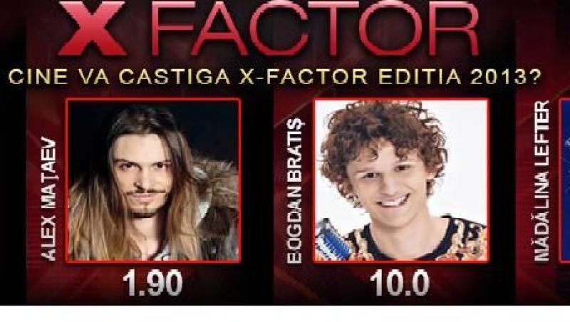 Interes enorm creat în jurul show-ului Antena 1. Finala X Factor este cotată la...pariuri!