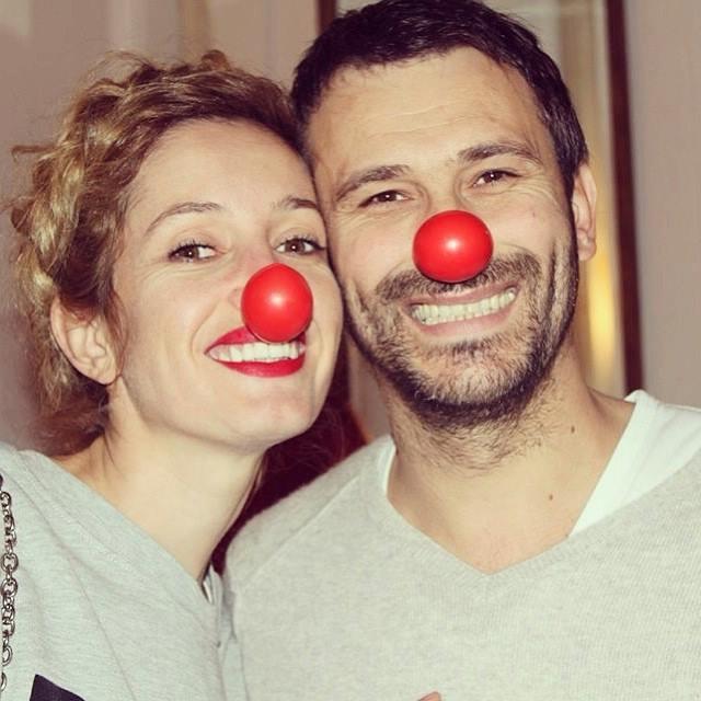 FOTO! Nicolai Tand şi soţia lui, doi reni simpatici