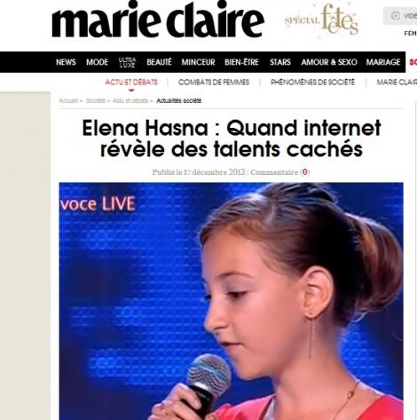 Presa franceză scrie despre Elena Hasna: ”Are o voce incredibilă!”