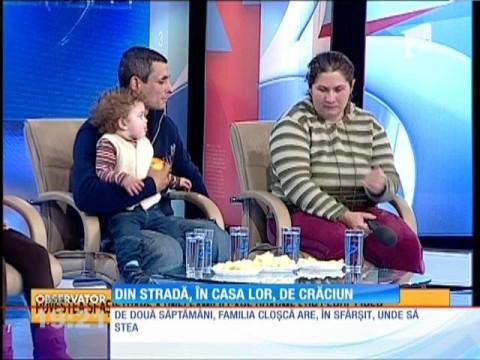 Dan Voiculescu i-a ajutat! Din stradă, &icirc;n casa lor, de Crăciun