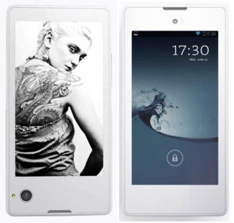 YotaPhone: Ruşii au lansat un smartphone cu personalitate şi două ecrane