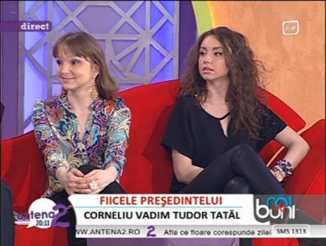 Vadim Tudor vrea conturi de Facebook pentru fetele sale. Are doua si sunt foarte frumoase!