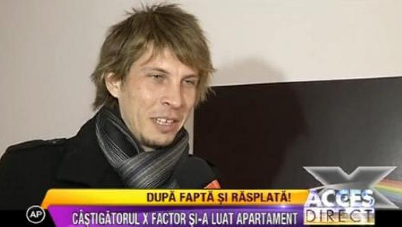 Tudor Turcu, castigatorul X Factor, s-a mutat intr-un apartament de lux
