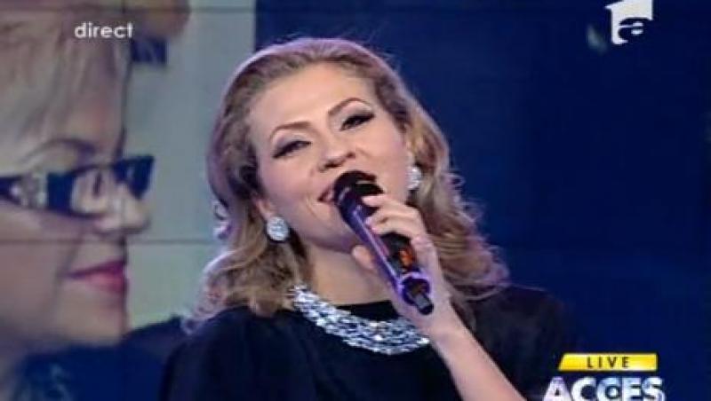 Mirela Boureanu Vaida a cantat la Acces Direct! 