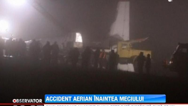 Cinci suporteri care mergeau sa vada Sahtior-ul lui Lucescu au murit intr-un accident aviatic