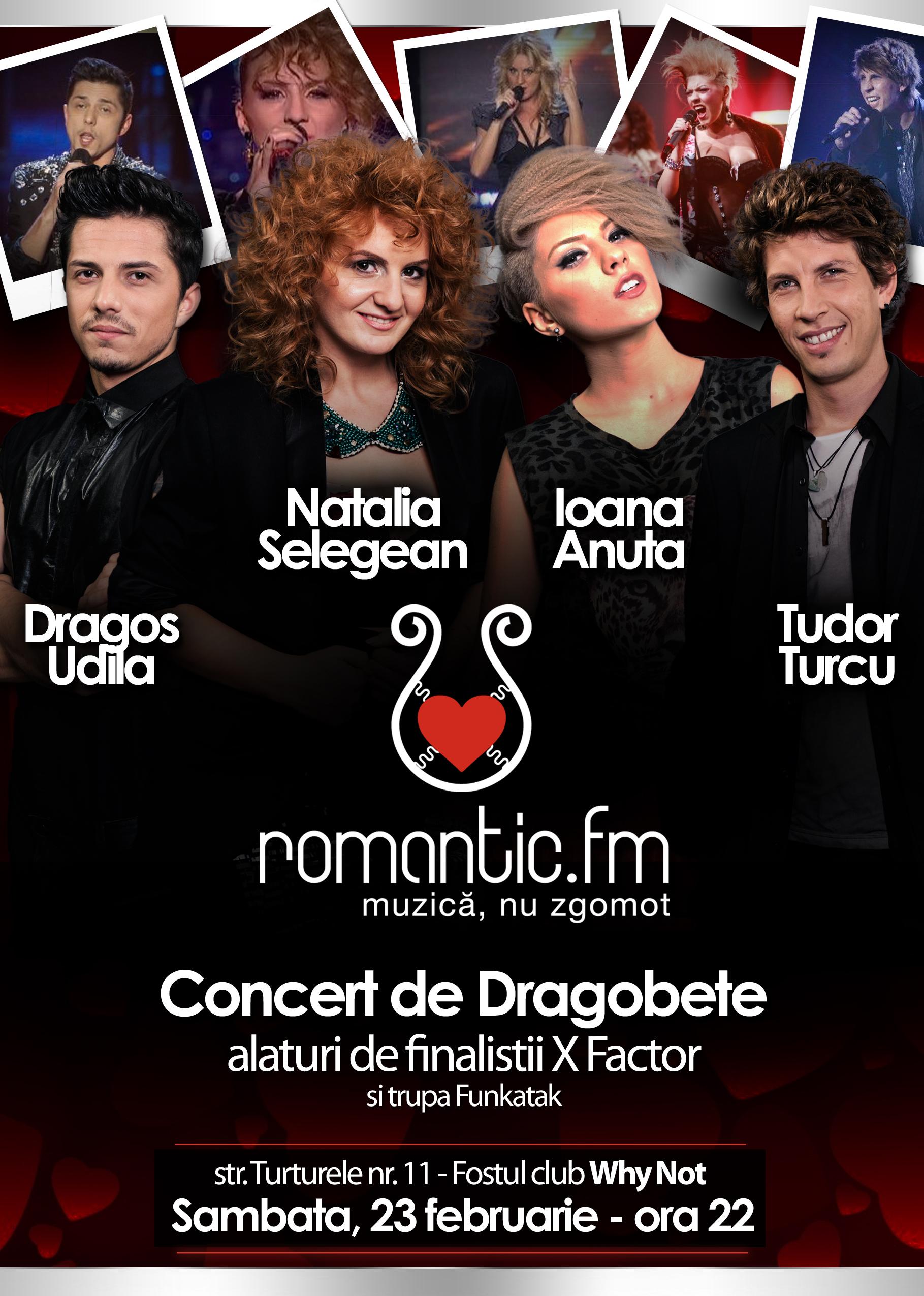 Tudor Turcu, Ioana Anuta, Nati Selegean si Dragos Udila revin pe scena de Dragobete, intr-un concert extraordinar!