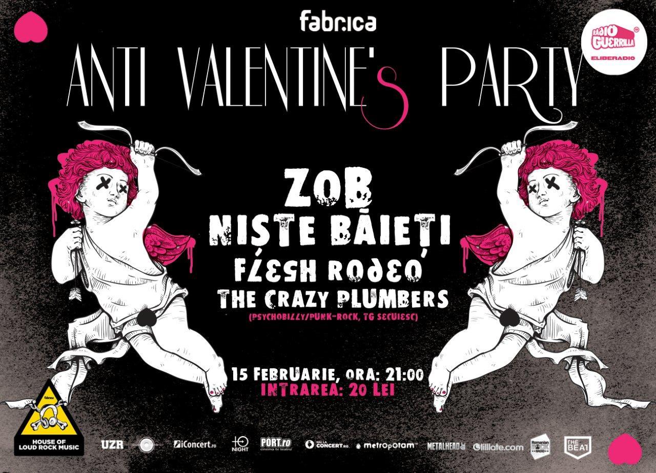 Dupa „Ziua indragostitilor", urmeaza “Noaptea indragostitilor”: Antivalentine’s Party, in Fabrica!