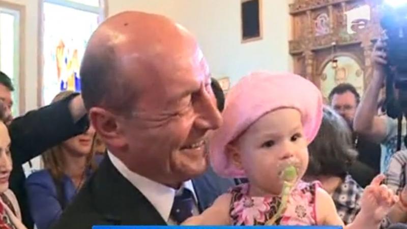 Traian Basescu i-a facut deja programul viitorului nepot