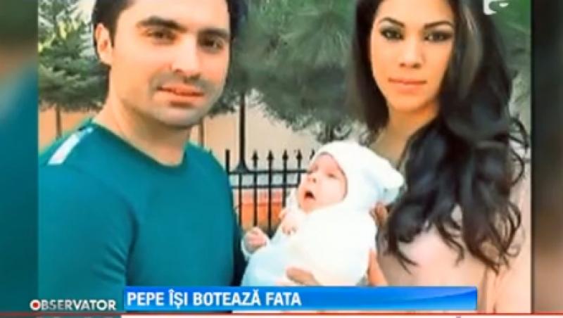 Pepe si-a botezat fetita: Are peste 200 de invitati la petrecere!