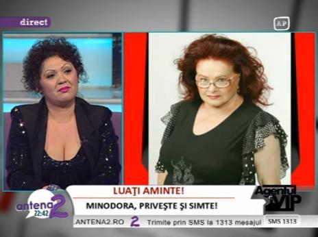 Minodora despre Stela Popescu: "Este singurul exemplu din showbizul romanesc!" Vezi ce spune despre alte vedete!