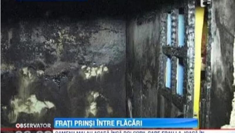 Un baiat din Botosani a dat foc la casa si a ajuns in stare grava la un spital din Bucuresti