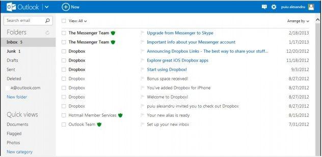 Outlook.com iese din preview si ajunge la reclame
