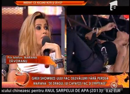 Marioara Zavoranu: "De dragul tau, Capatos, as face si eu striptease" 