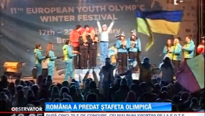 Festivalul Olimpic al Tineretului European a ajuns la final