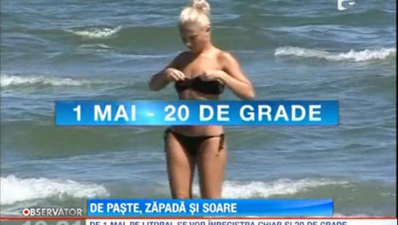 Cum va fi vremea de 1 mai si de Paste: Nu scapam de zapada