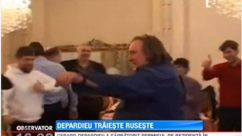 Gerard Depardieu s-a incins la dans cu liderul cecen Ramzan Kadirov