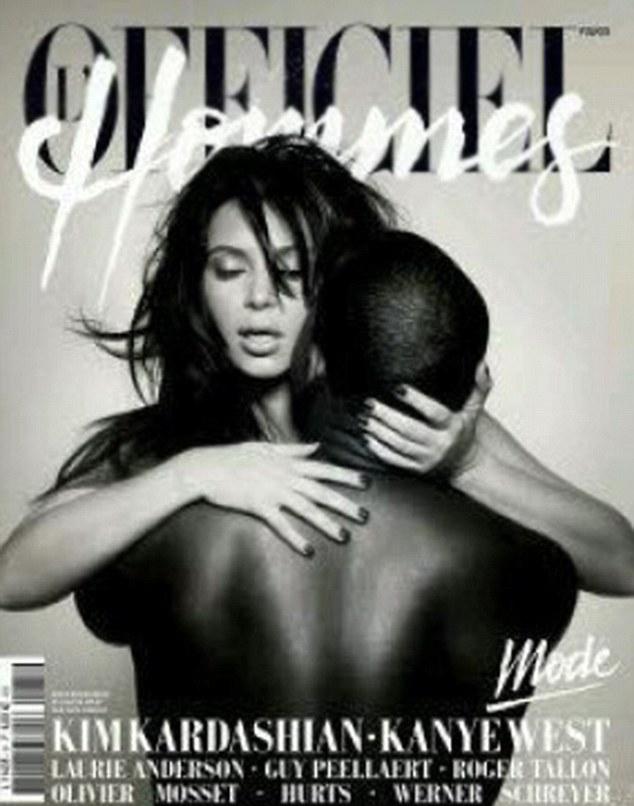 Kim Kardashian si Kanye West, goi intr-o revista franceza!