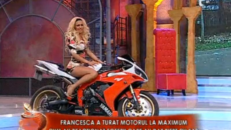 Francesca Mitrache, motociclista sexy care vrea sa fie asistenta pacatoasa! (FOTO & VIDEO)