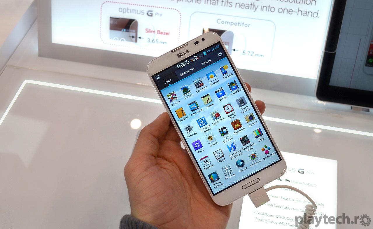 Optimus G Pro &ndash; Vedeta standului LG in actiune