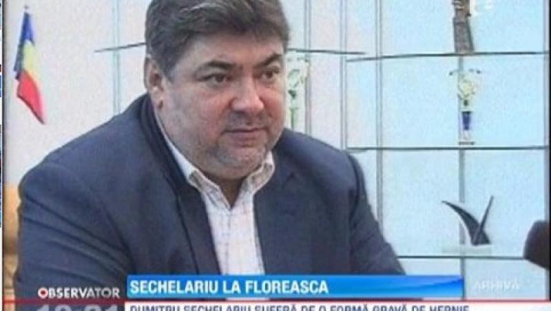 Fostul primar al Bacaului, Dumitru Sechelariu, are probleme grave la coloana vertebrala