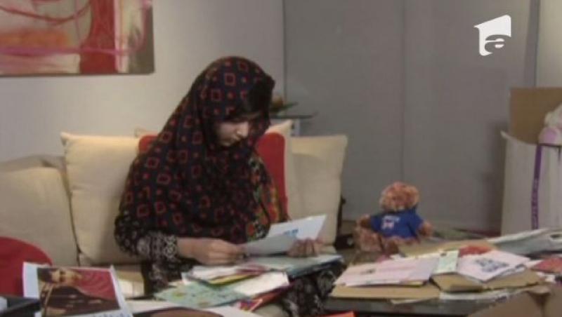 Malala, tanara impuscata in cap de talibani pentru ca a luptat pentru dreptul femeilor la educatie, a vorbit pentru prima data de la atentat