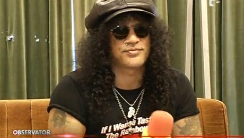 Chitaristul Slash, concert legendar la Bucuresti