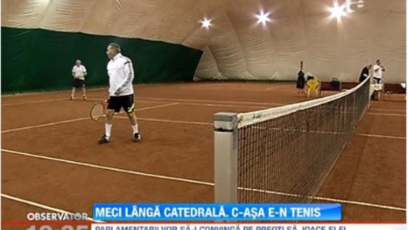 Patriarhia Romana doreste mutarea terenului de tenis de langa Catedrala Neamului