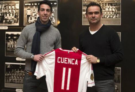 "Extraterestrul" Cuenca e gata pentru dubla cu Steaua! Prima poza in tricoul lui Ajax