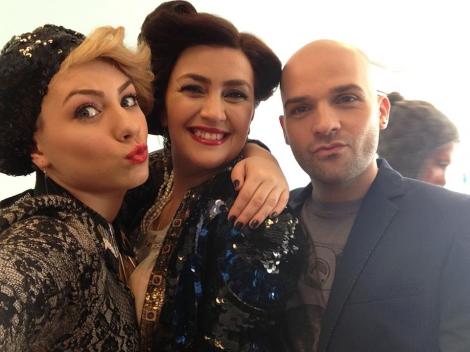 Poze din culise: Ioana Anuta, finalista X Factor, se pregateste pentru noul sezon "Te cunosc de undeva!"
