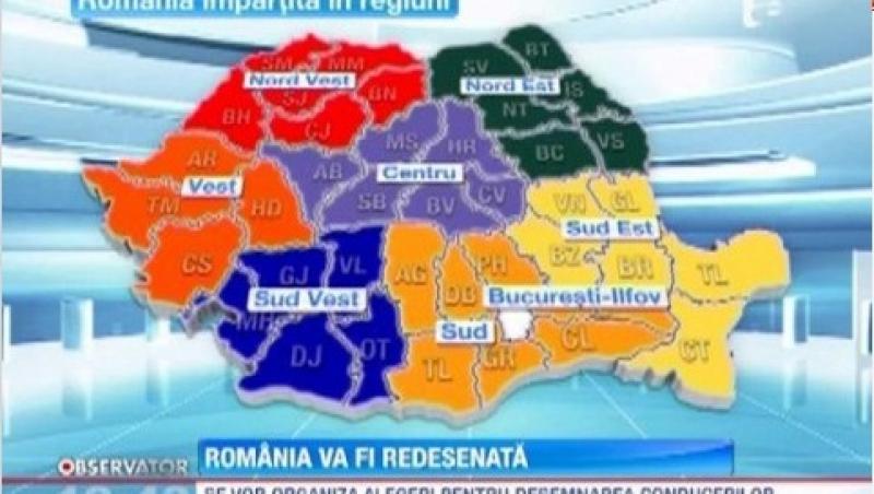 Romania va fi impartita in opt regiuni: Vezi aici componenta si capitala fiecareia!