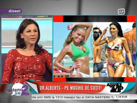 Dr. Adina Alberts despre Adelina Pestritu: "Dupa interventia estetica la nas, a fost extrem de nemultumita de rezultat"