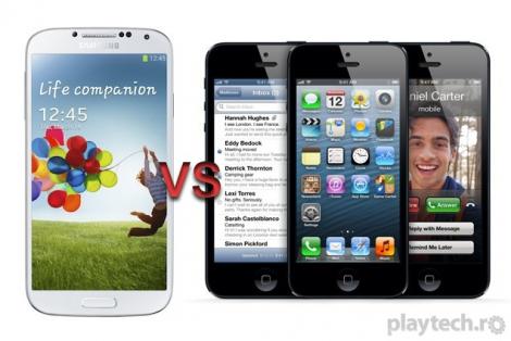 Samsung Galaxy S4 versus Apple iPhone 5