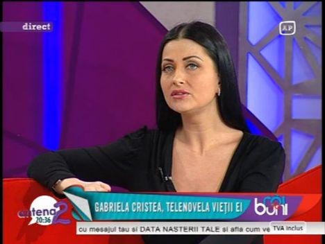 Gabriela Cristea despre sine: "Sunt o femeie interesanta"