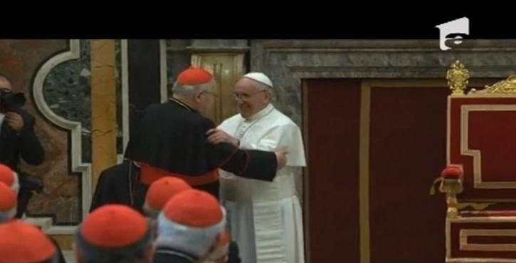 Pentru prima oara in istorie, doi Papi fata in fata: Papa Francisc si Benedict al XVI-lea au avut o intalnire privata