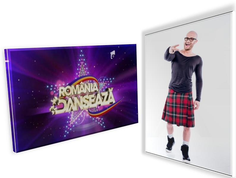 Mihai Bendeac a purtat kilt, la "Romania Danseaza"! (VIDEO)
