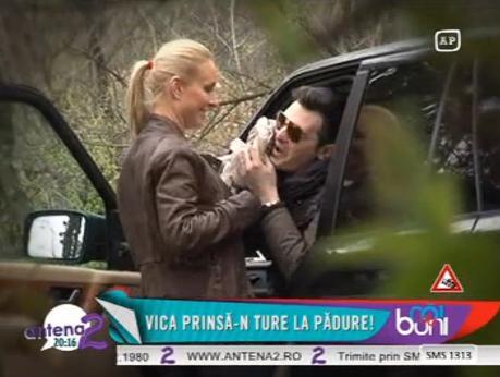 VIDEO! Vica Blochina si Alin Pascal au fost surprinsi impreuna in padurea Baneasa