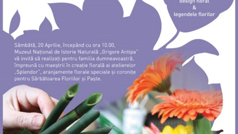 Atelier de creatie florala, la Muzeul Antipa