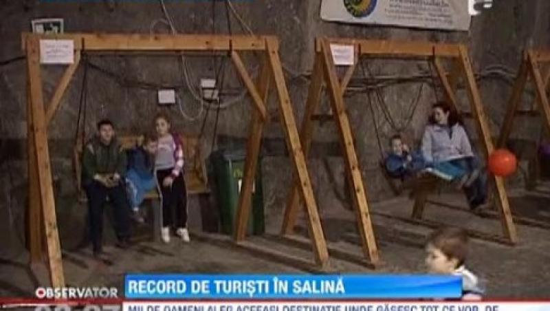 Record de turisti la Salina Praid
