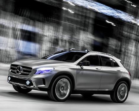 Galerie FOTO: "Sportivul" e gata de atac! Primele imagini cu noul Mercedes GLA Concept