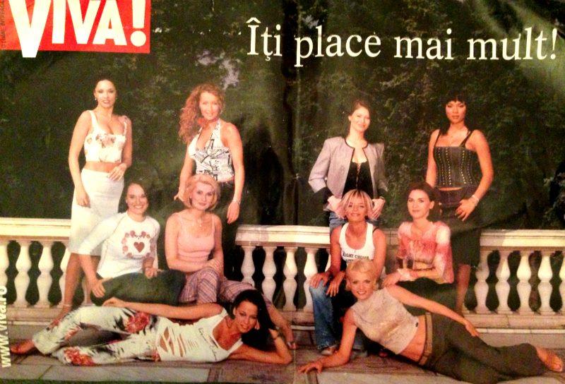 FOTO DE COLECTIE! Andreea Marin, Mihaela Radulescu, Andreea Raicu si alte vedete, impreuna, la inceputul carierei, pe coperta unei reviste