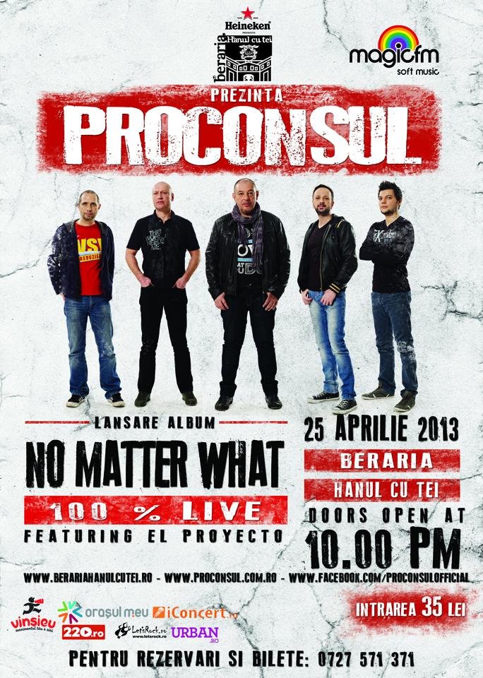 Proconsul revine la beraria &ldquo;Hanul cu tei&rdquo; intr-un concert live