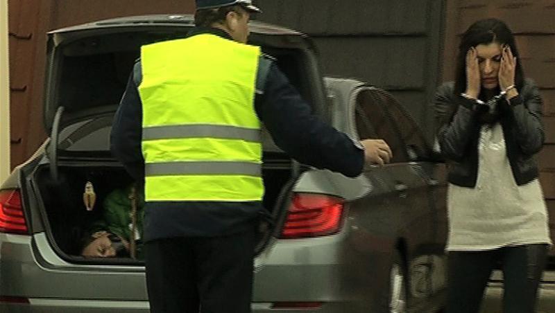 Andreea Tonciu a furat o masina si l-a inchis pe proprietar in portbagaj! Politia a elucidat cazul: Andreea a luat plasa!