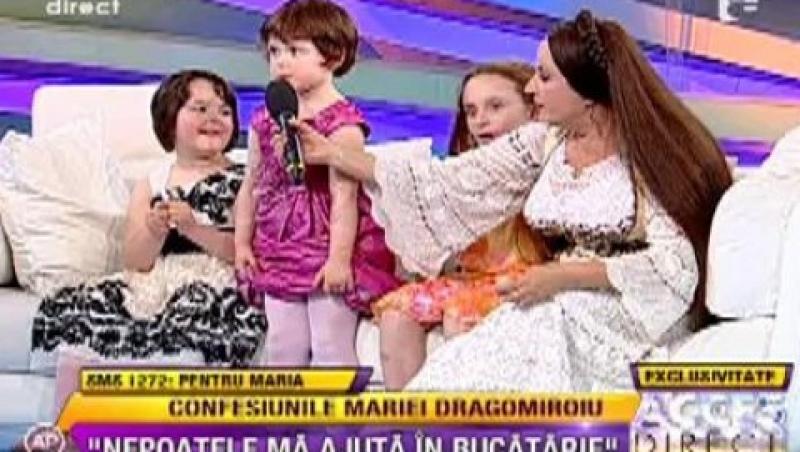 Maria Dragomiroiu, o bunica fericita! Artista s-a laudat cu nepoatele ei, la Acces Direct