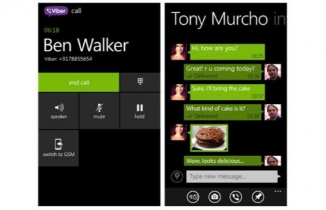 Viber ajunge cu tot ce trebuie pe Windows Phone 8