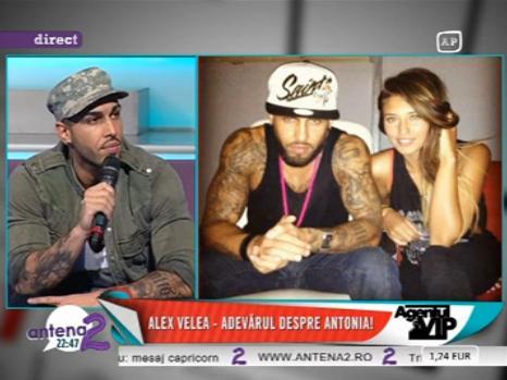 Alex Velea a vorbit, in exclusivitate, despre relatia cu Antonia: "Este foarte frumoasa!"