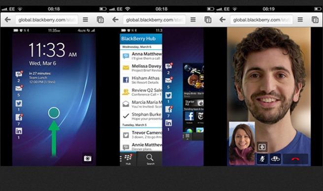 Vrei sa vezi cum arata BlackBerry 10 pe iPhone?