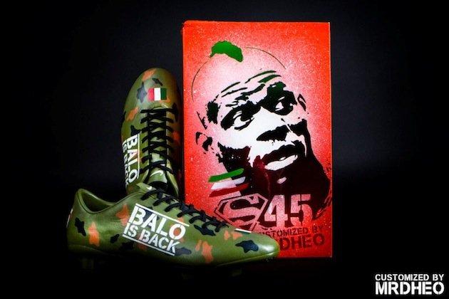 FOTO! "Balo is Back": Balotelli nu mai vrea sa iasa in evidenta. Si-a luat ghete de camuflaj